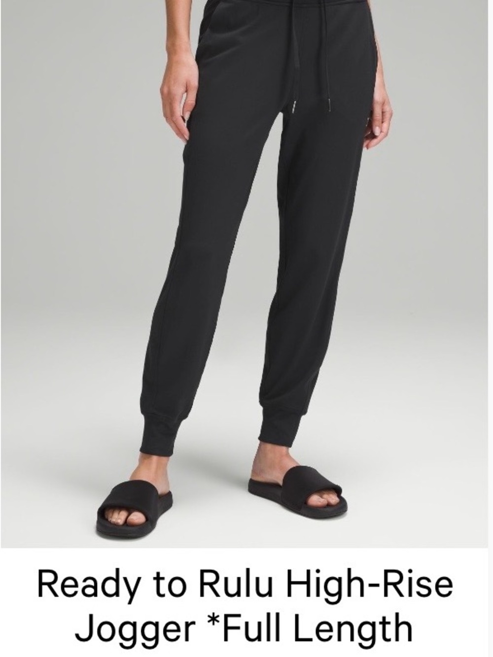 lululemon athletica Ready to Rulu High-Rise Joggers - Black